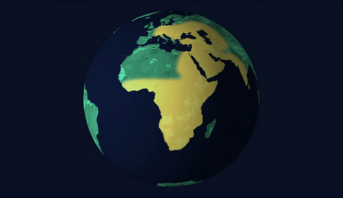 Historia y futuro di populacion humano